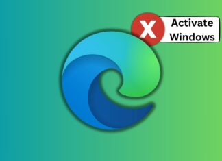 Edge will block access to settings if Windows is not activated
