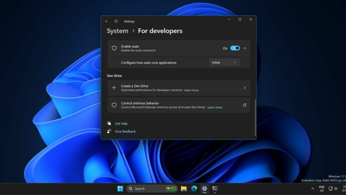 Microsoft clarifies Sudo is for Windows 11 consumer editions, not Server editions